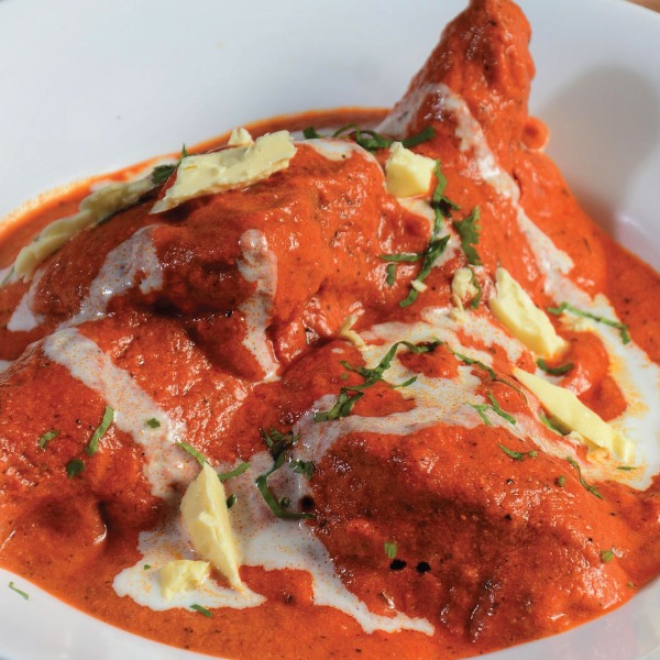 Freshly cooked meat curry main